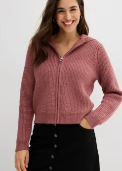 Chaqueta de punto con capucha