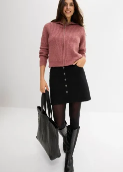 Chaqueta de punto con capucha
