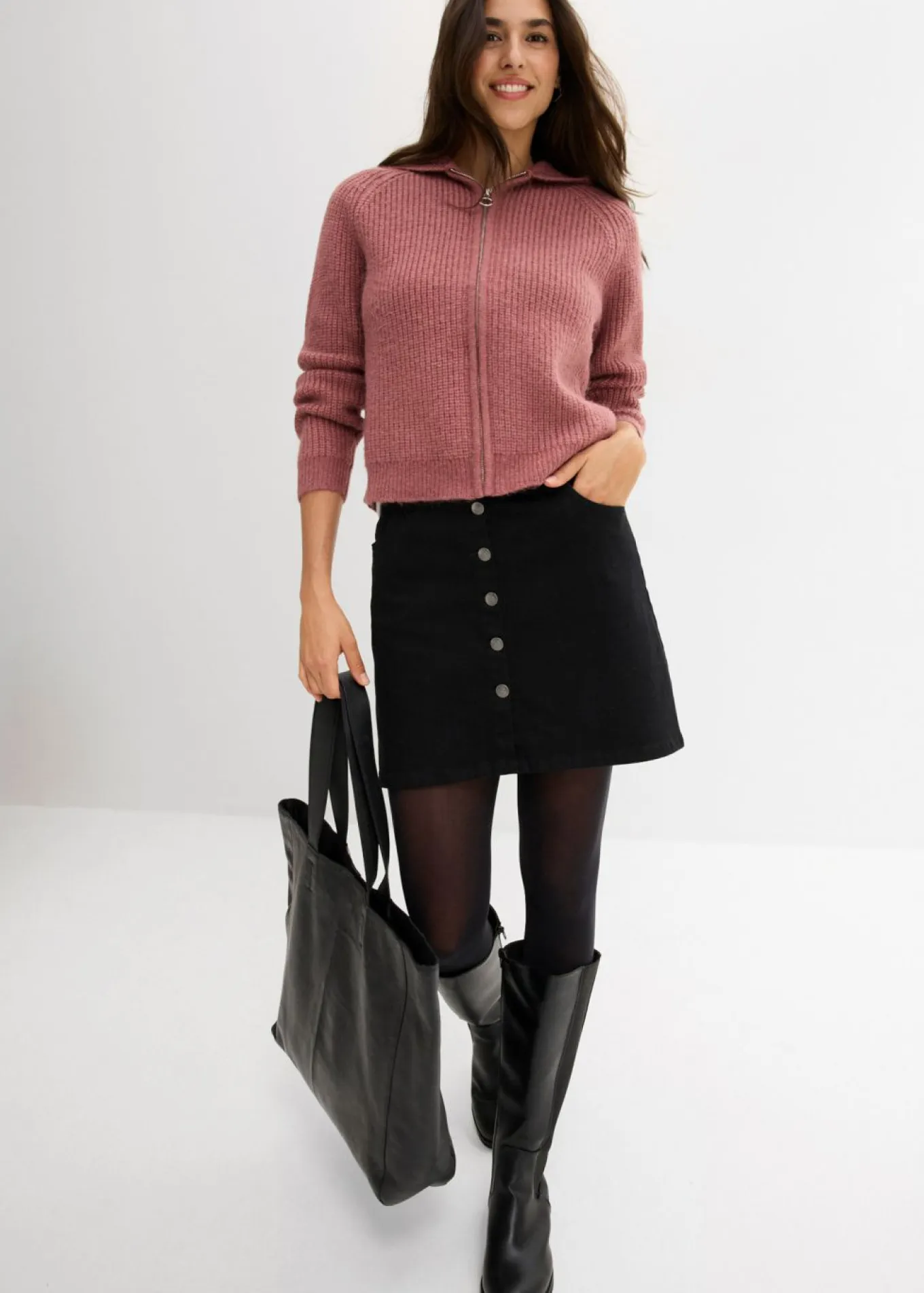 Chaqueta de punto con capucha