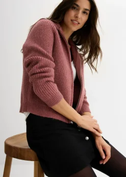 Chaqueta de punto con capucha