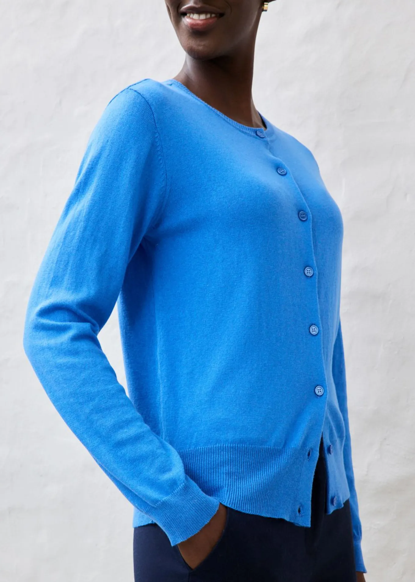 Chaqueta de punto con contenido de seda
