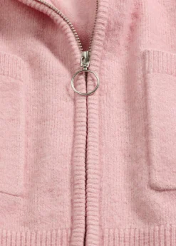Chaqueta de punto con cremallera