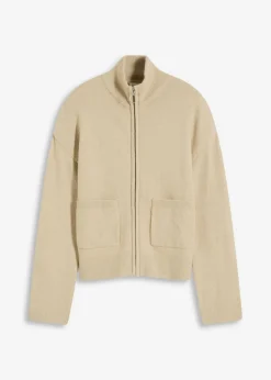 Chaqueta de punto con cremallera