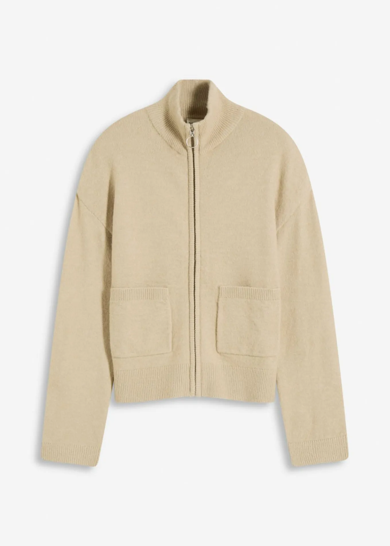 Chaqueta de punto con cremallera