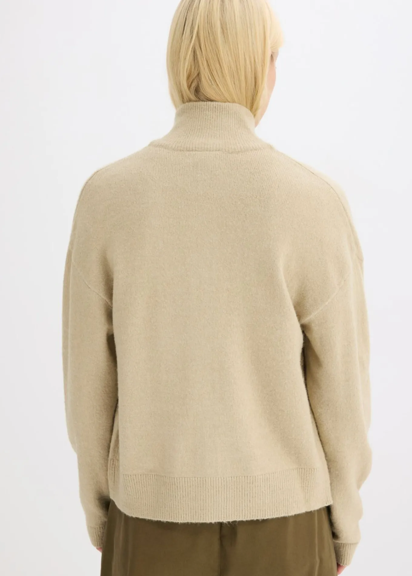 Chaqueta de punto con cremallera