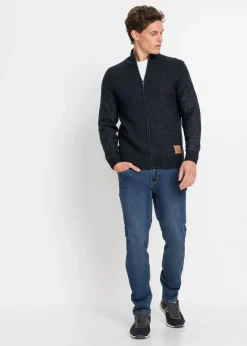 Chaqueta de punto con cuello alto