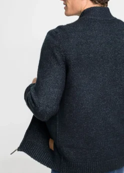 Chaqueta de punto con cuello alto