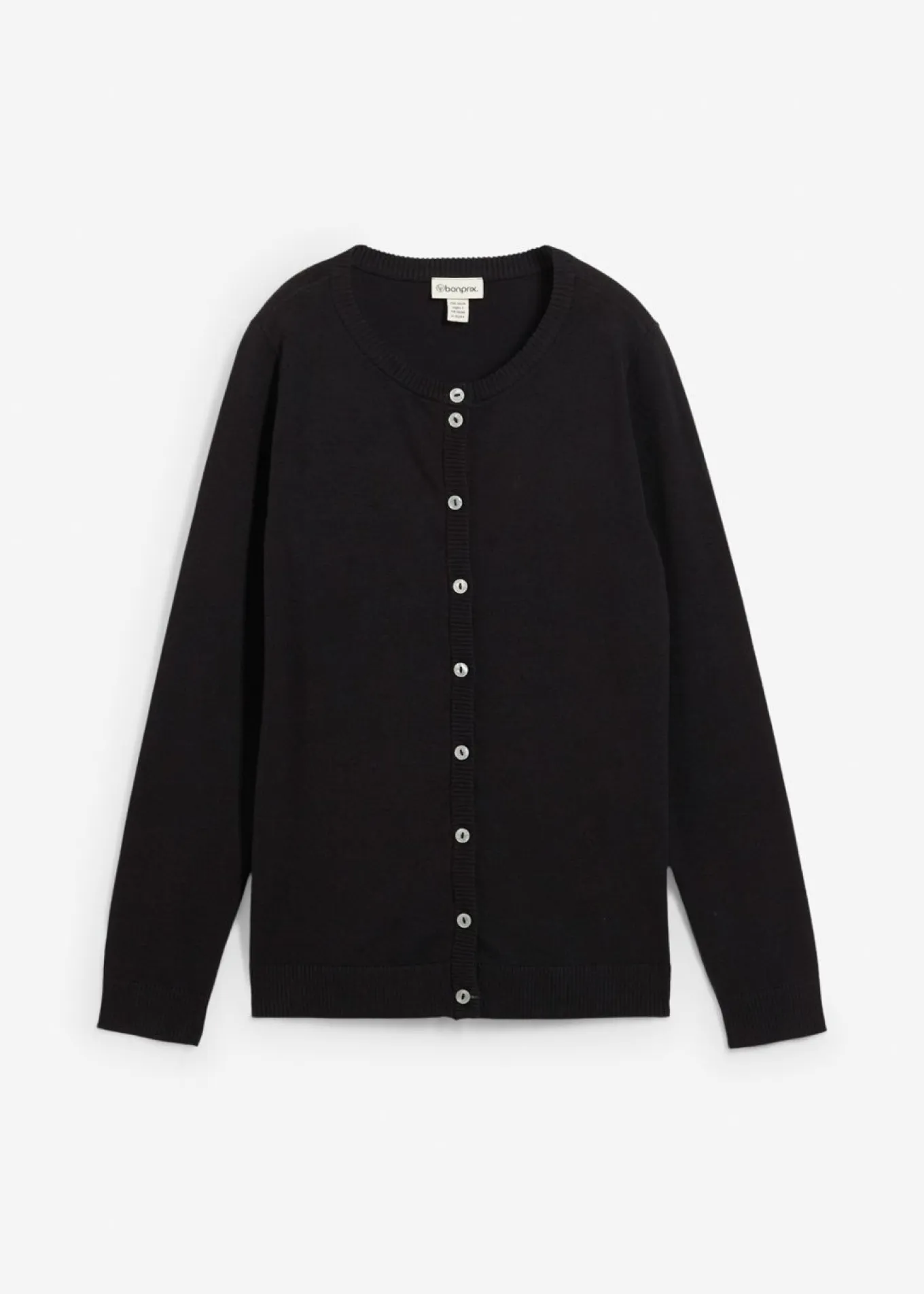 Chaqueta de punto con cuello redondo