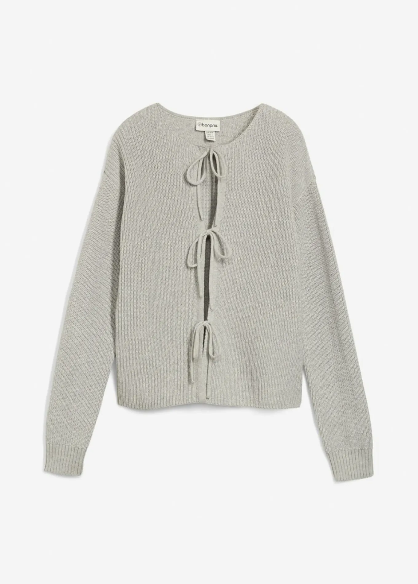 Chaqueta de punto con detalle de lazo