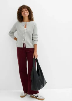 Chaqueta de punto con detalle de lazo