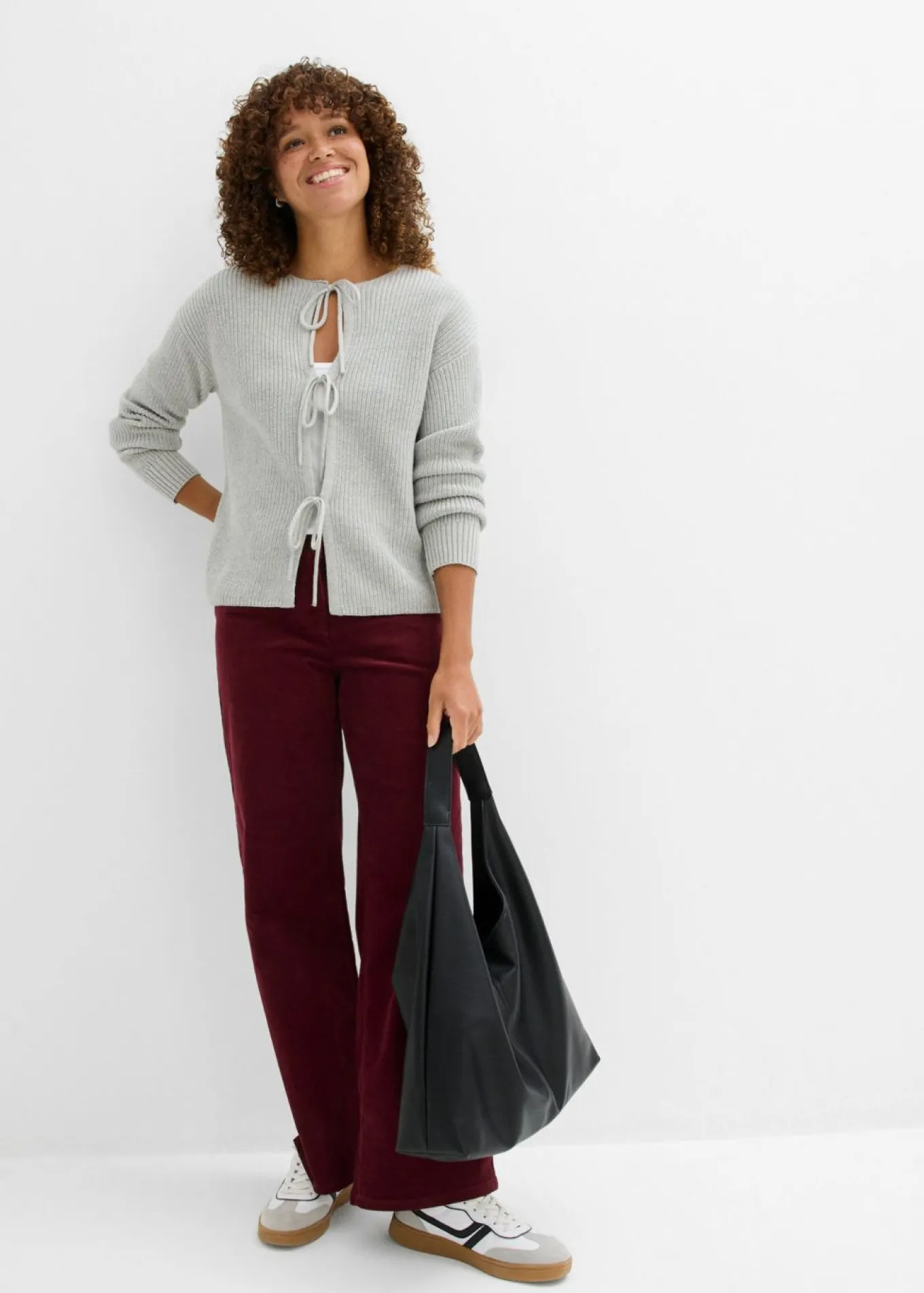 Chaqueta de punto con detalle de lazo