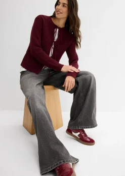 Chaqueta de punto con detalle de lazo