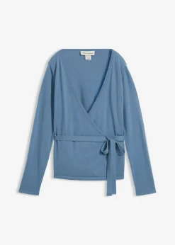 Chaqueta de punto con diseño cruzado