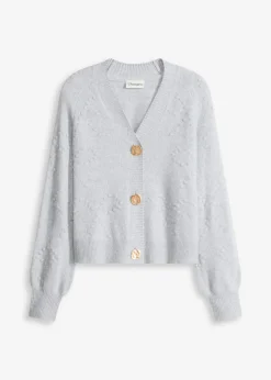 Chaqueta de punto con textura