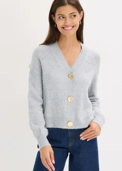 Chaqueta de punto con textura