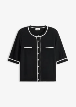 Chaqueta de punto con viscosa