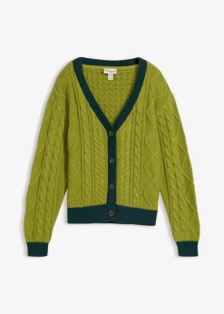 Chaqueta de punto de algodón puro