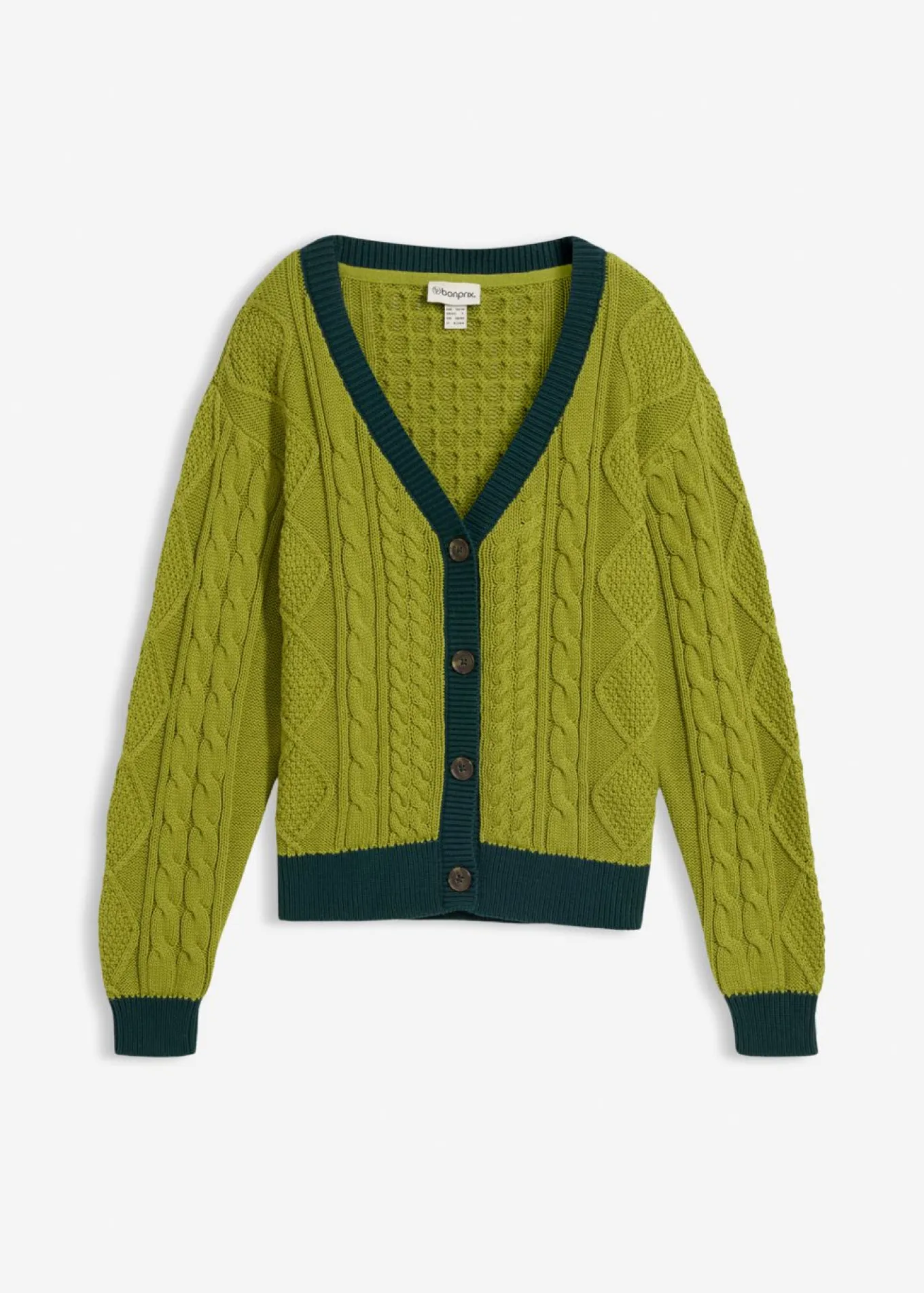 Chaqueta de punto de algodón puro