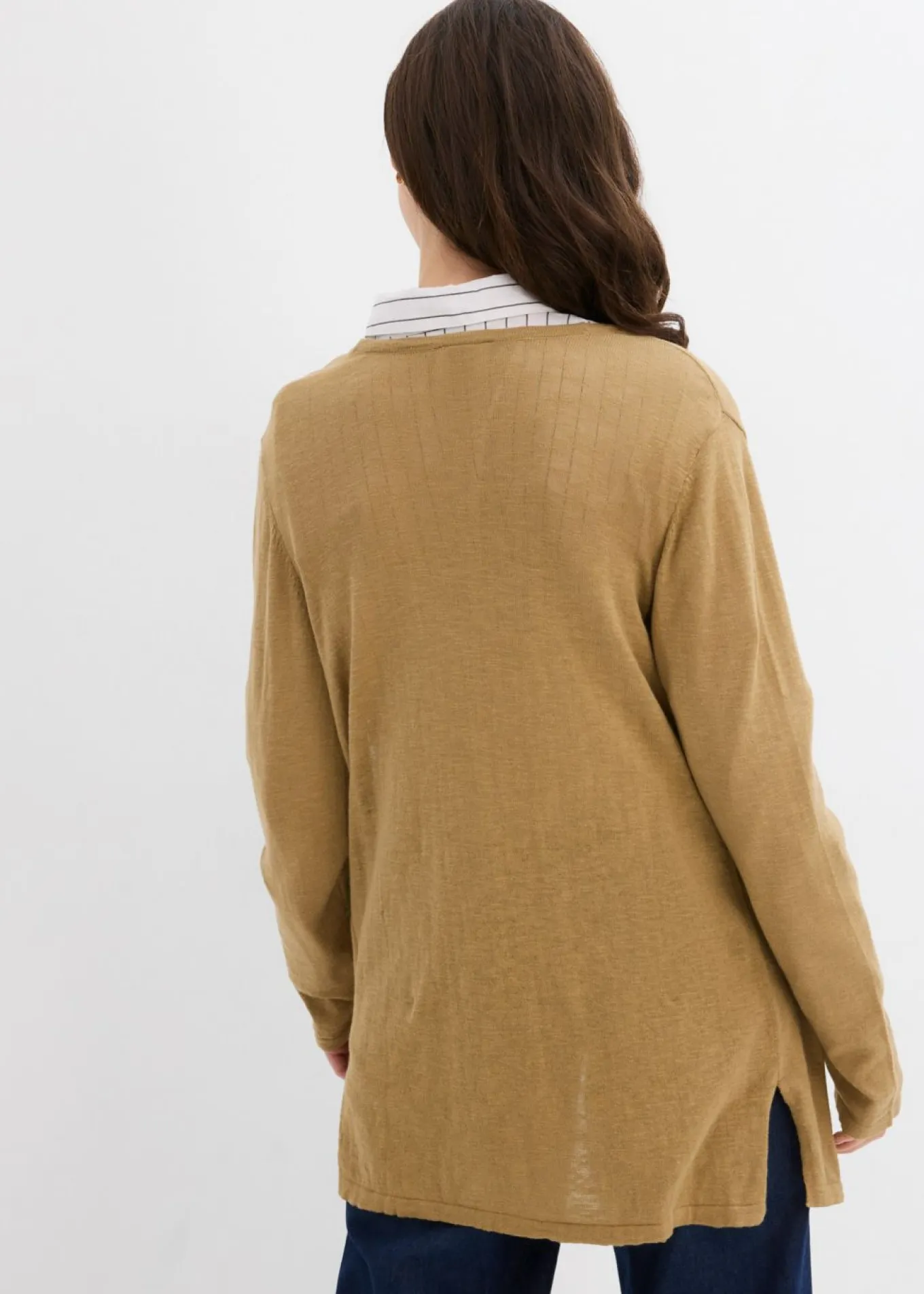 Chaqueta de punto de algodón ligero y calidad superior