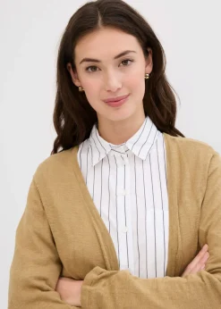 Chaqueta de punto de algodón ligero y calidad superior