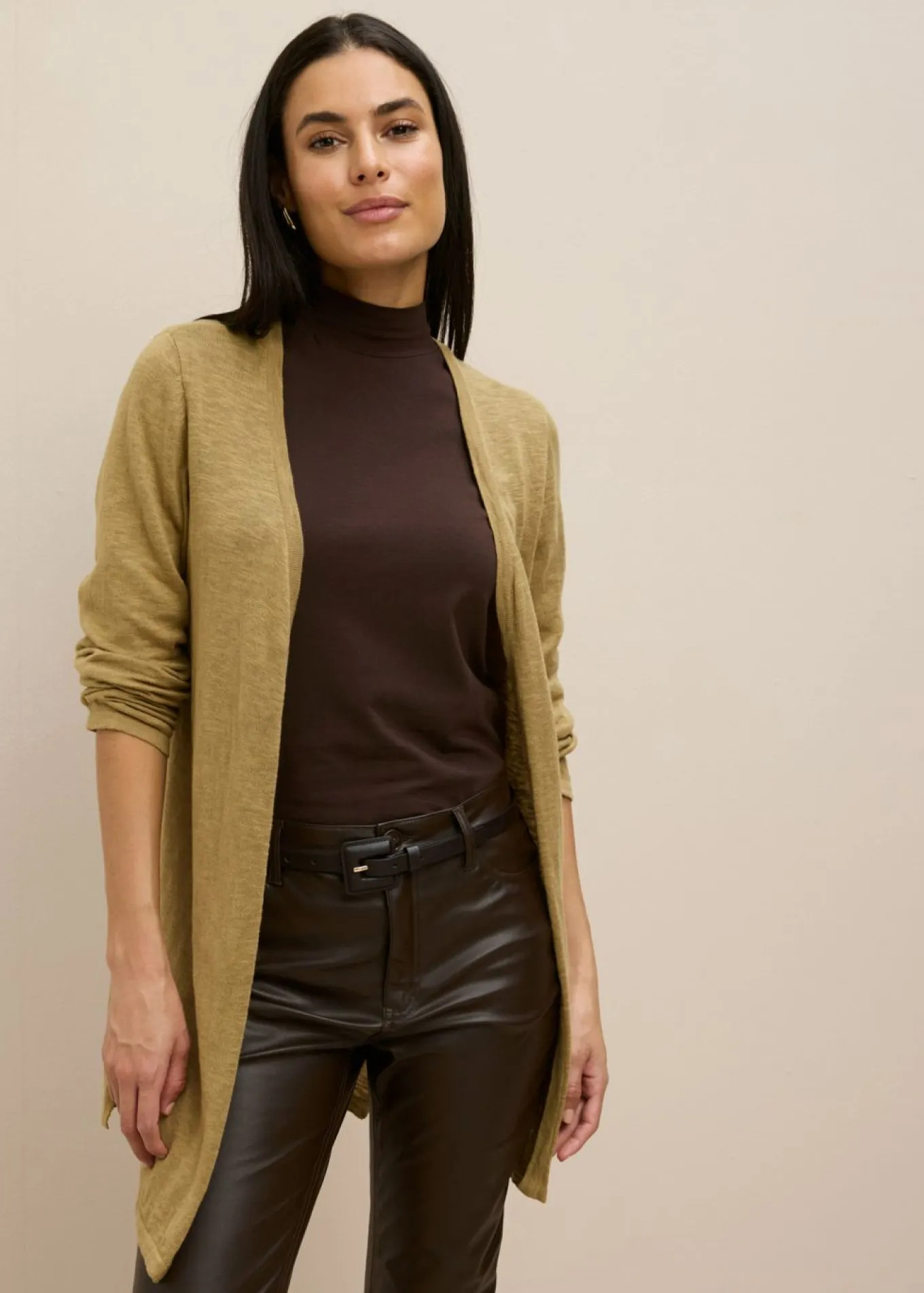 Chaqueta de punto de algodón ligero y calidad superior