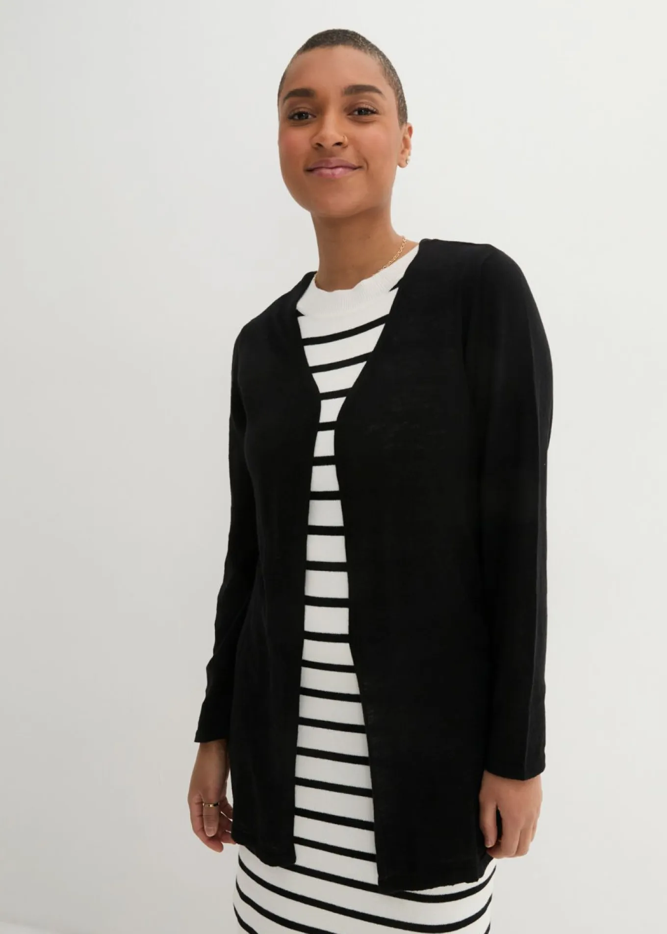 Chaqueta de punto de algodón ligero y calidad superior