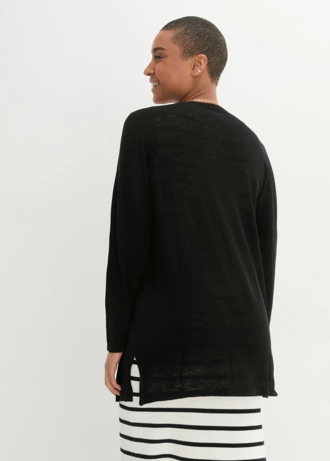 Chaqueta de punto de algodón ligero y calidad superior