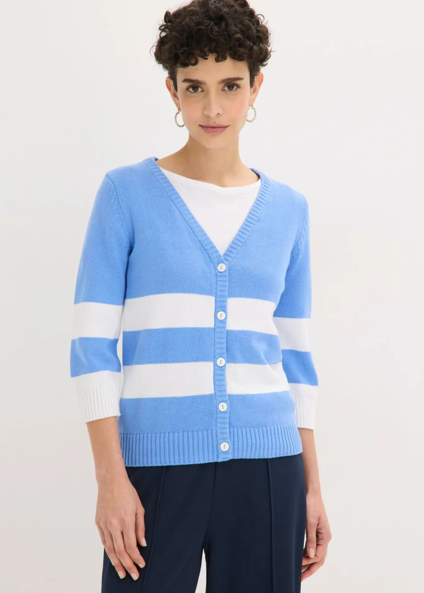 Chaqueta de punto de algodón