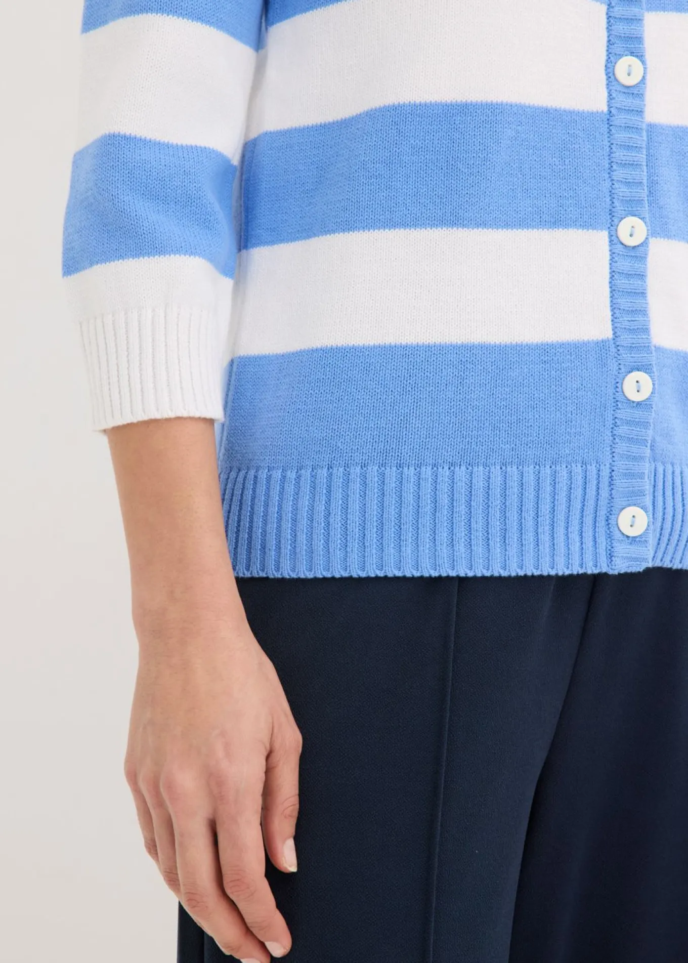 Chaqueta de punto de algodón