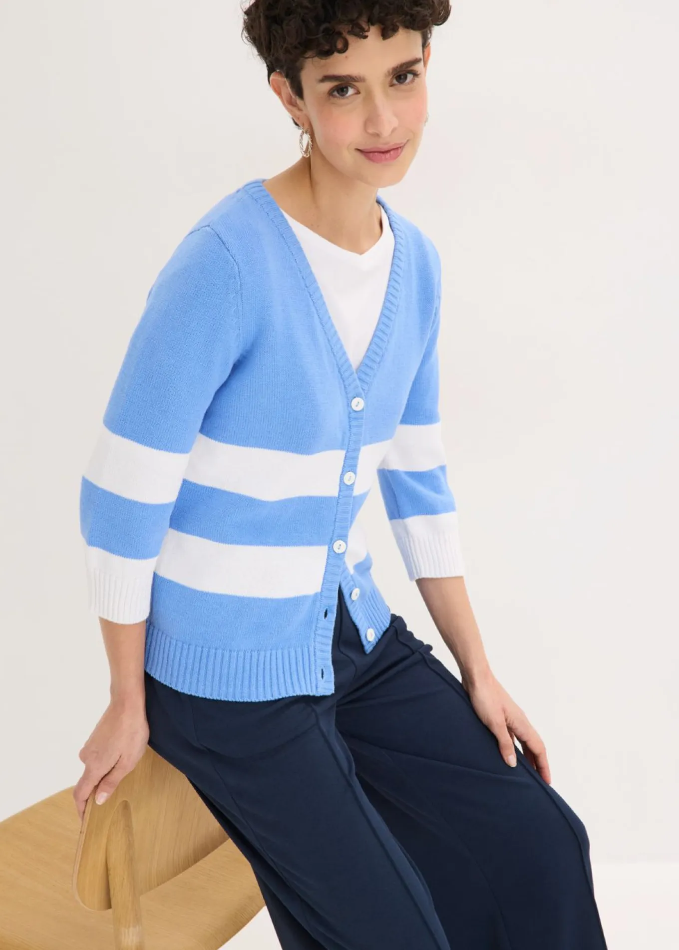 Chaqueta de punto de algodón