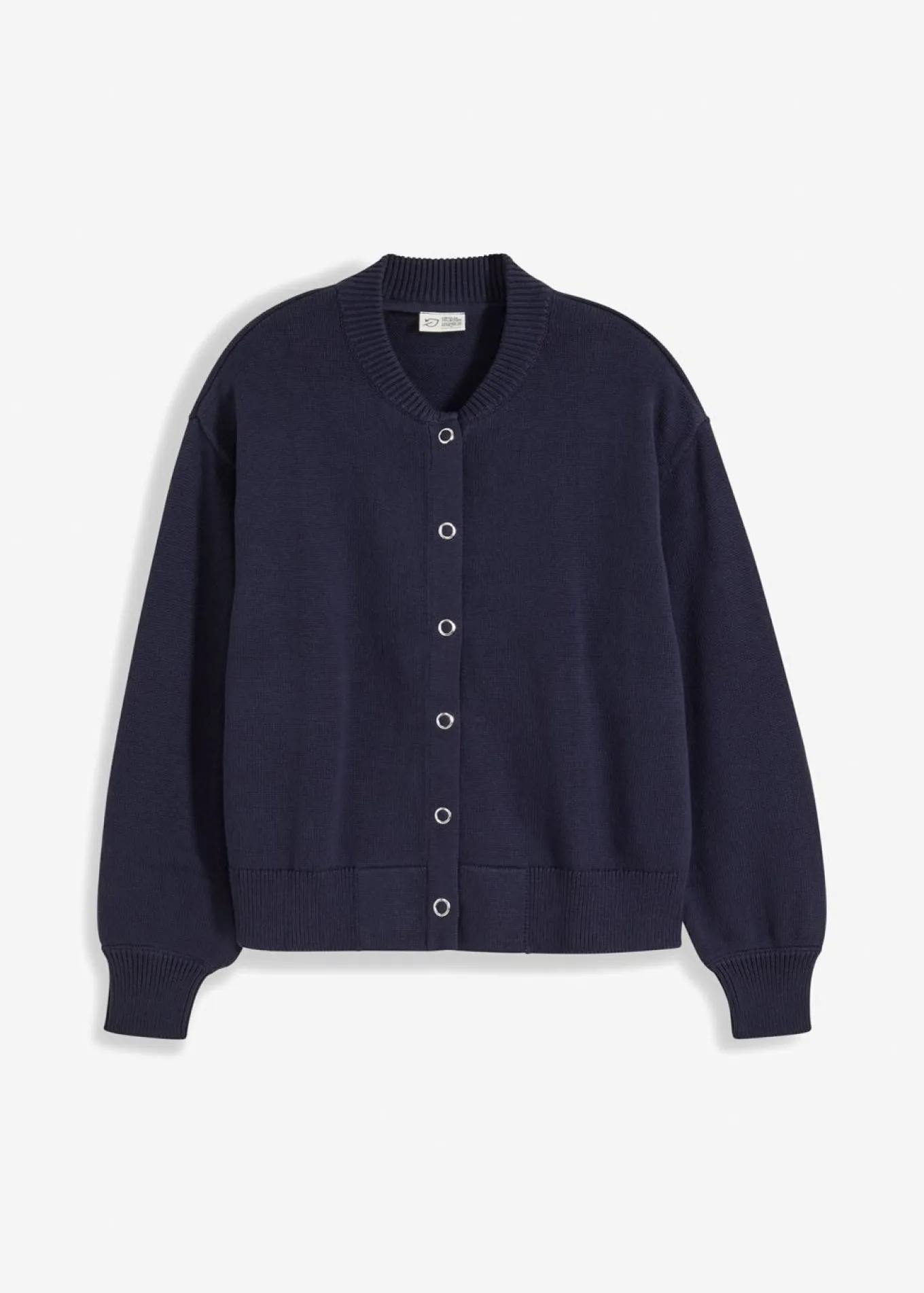 Chaqueta de punto de algodón puro