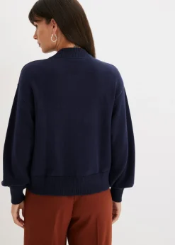 Chaqueta de punto de algodón puro