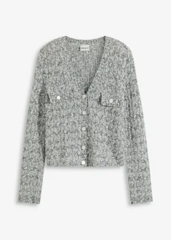 Chaqueta de punto de bouclé