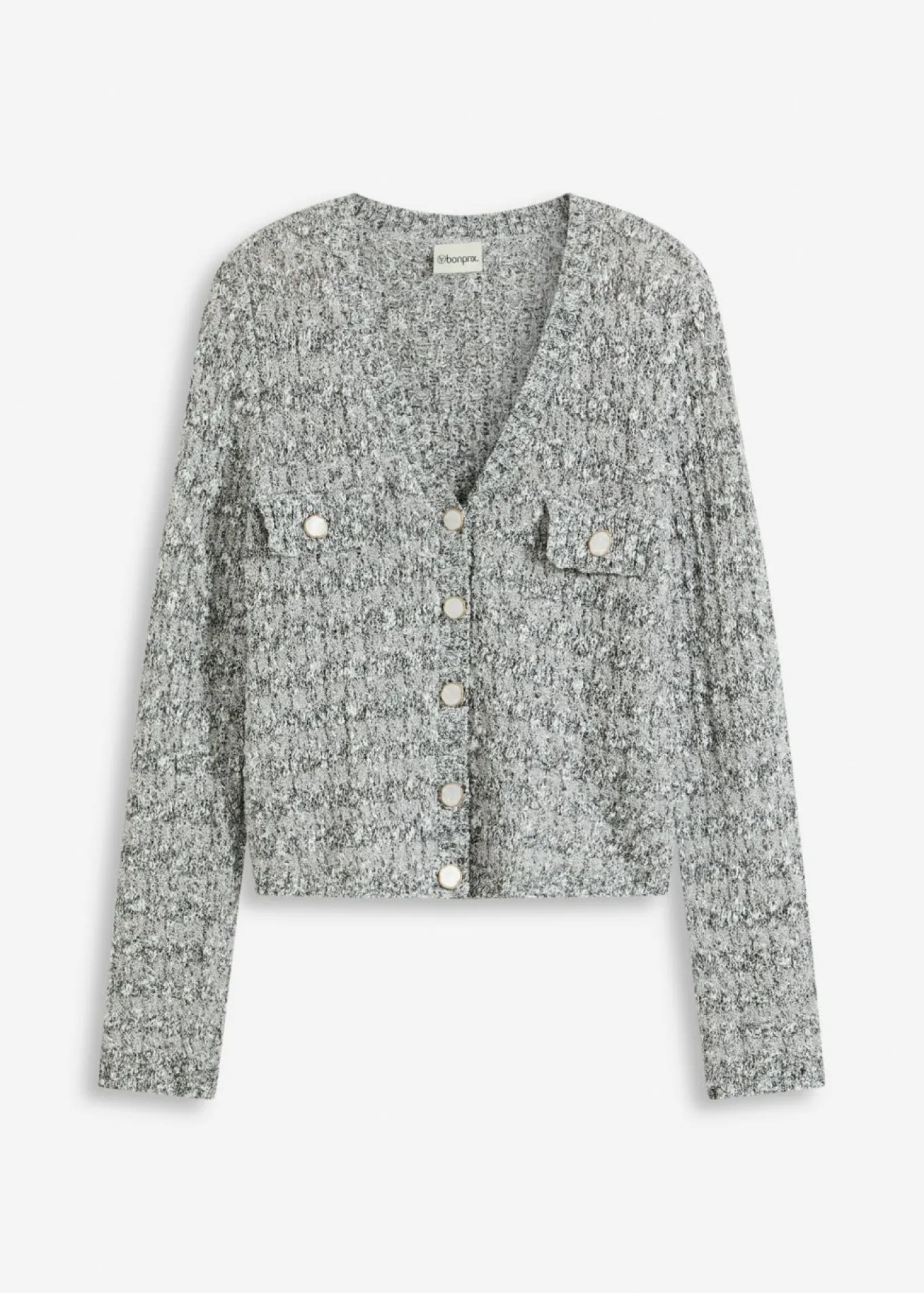 Chaqueta de punto de bouclé
