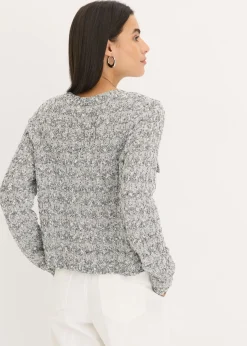 Chaqueta de punto de bouclé