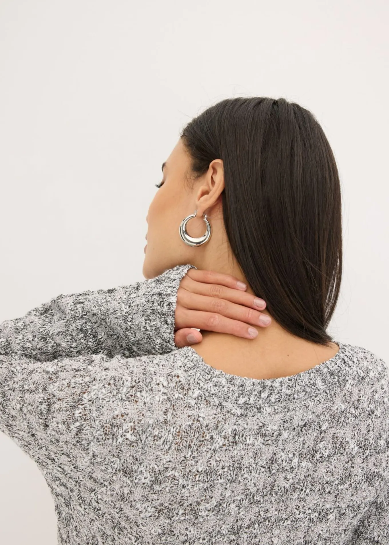 Chaqueta de punto de bouclé