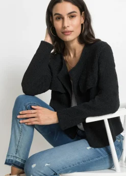 Chaqueta de punto de bouclé