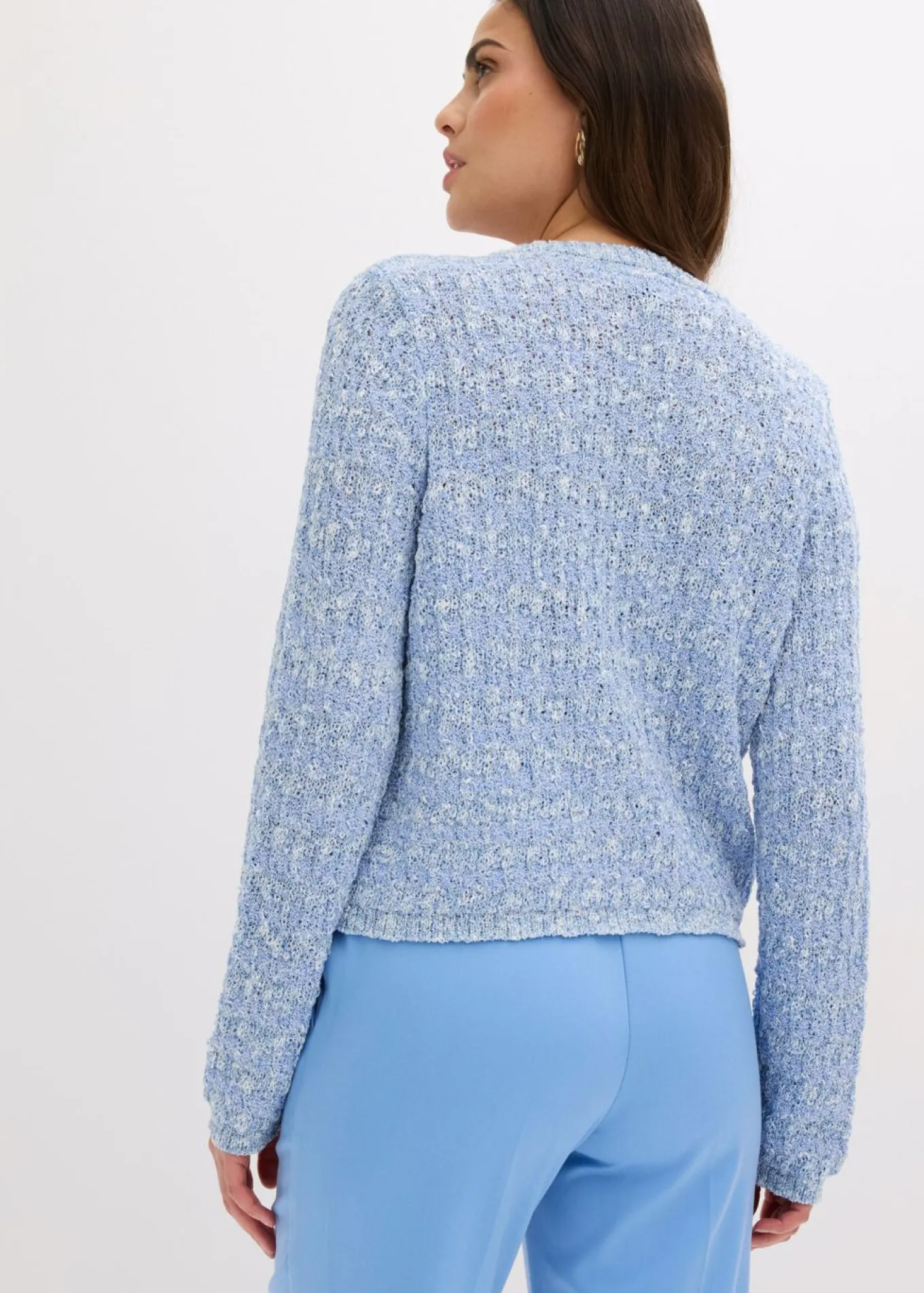 Chaqueta de punto de bouclé