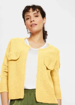 Chaqueta de punto de bouclé
