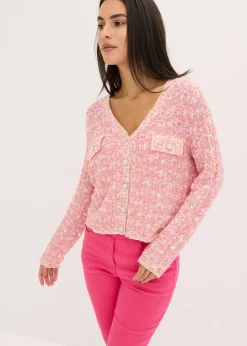 Chaqueta de punto de bouclé