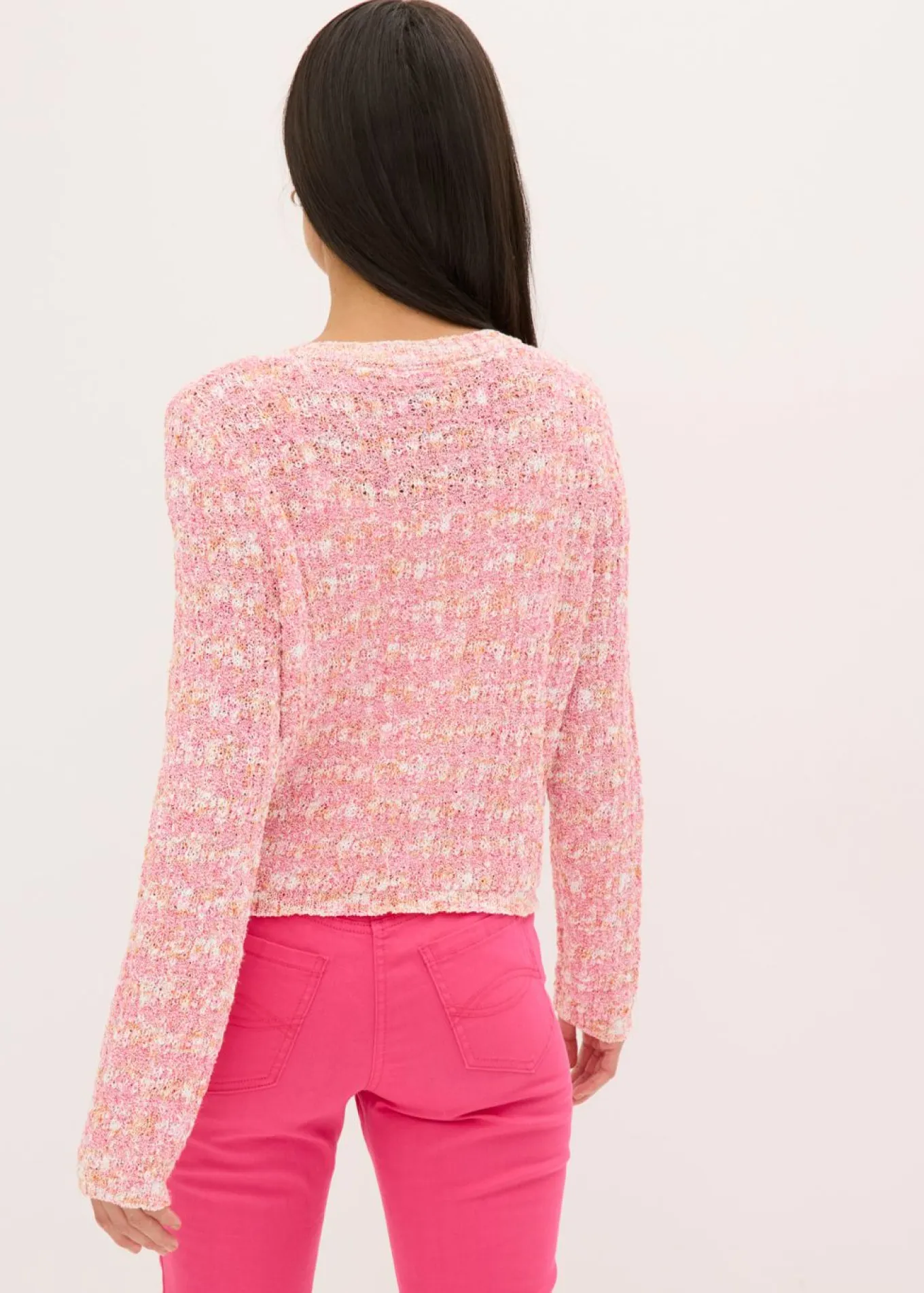 Chaqueta de punto de bouclé
