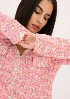 Chaqueta de punto de bouclé