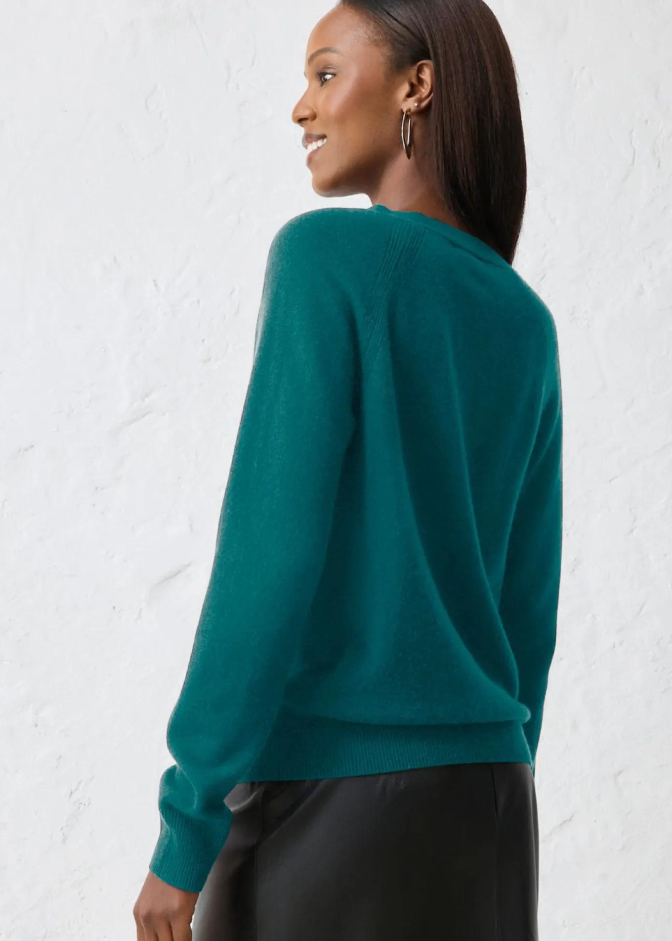 Chaqueta de punto de cachemira con Good Cashmere Standard®