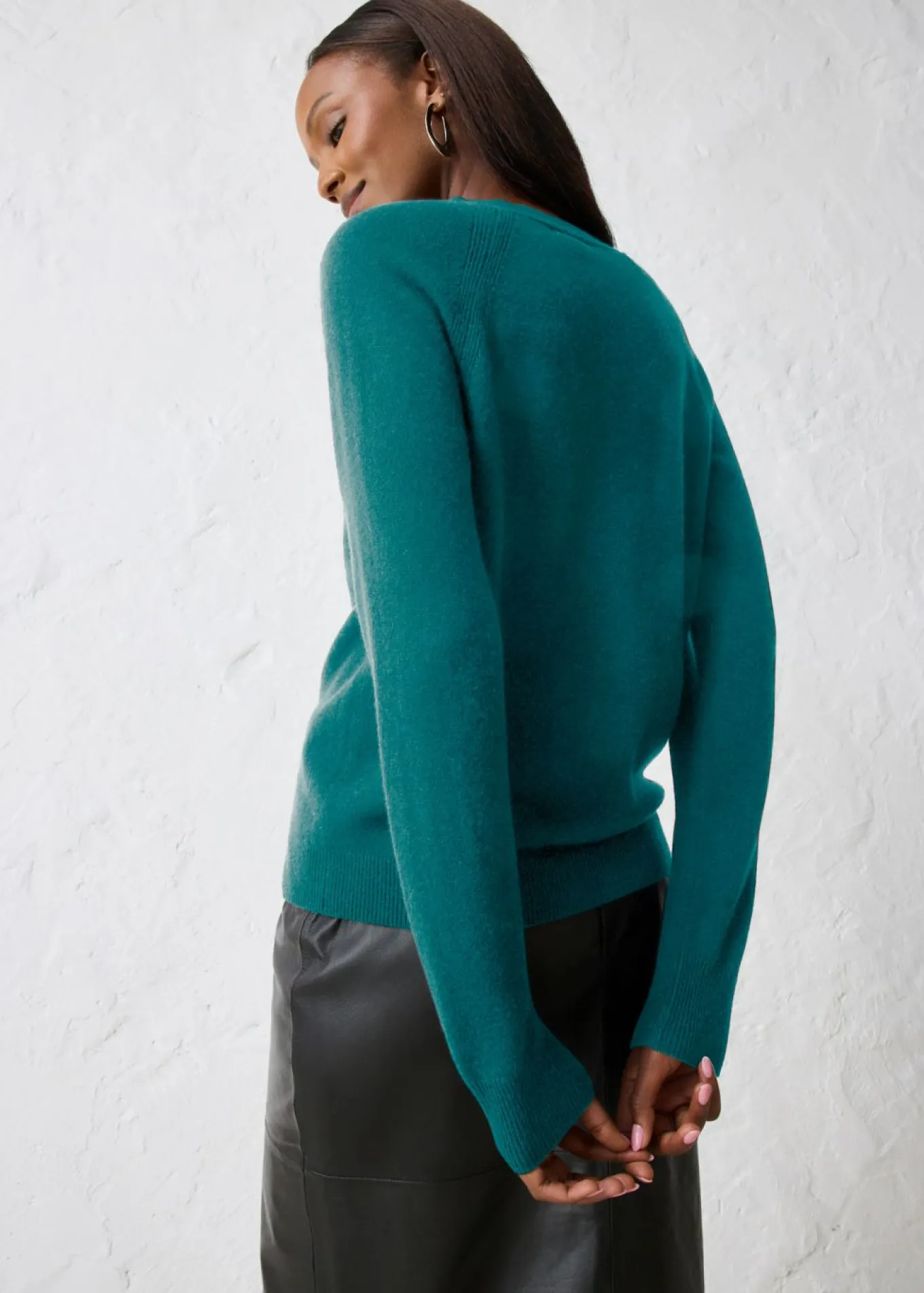 Chaqueta de punto de cachemira con Good Cashmere Standard®