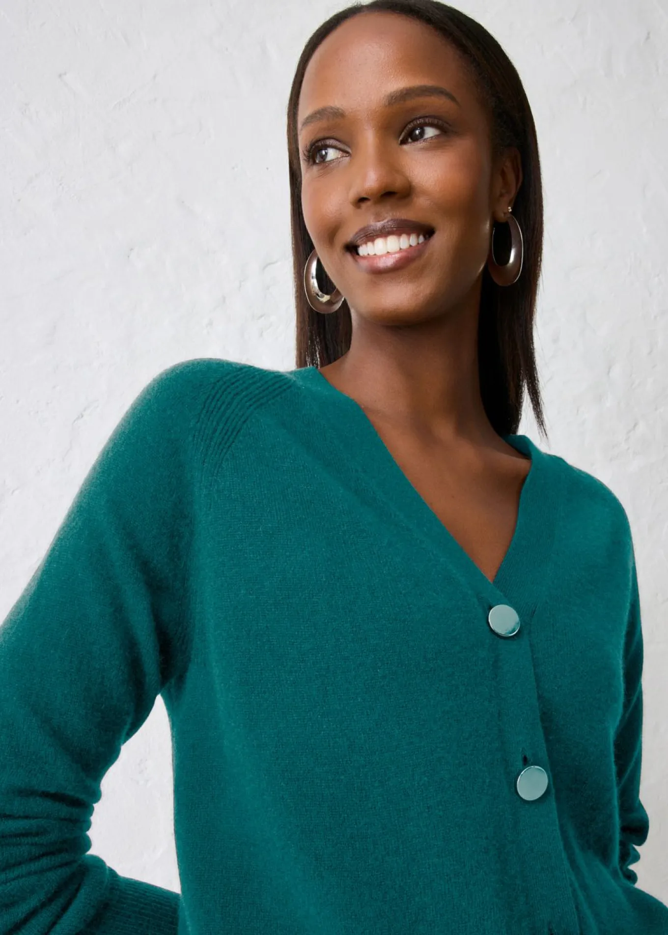 Chaqueta de punto de cachemira con Good Cashmere Standard®