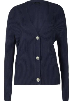 Chaqueta de punto de canalé
