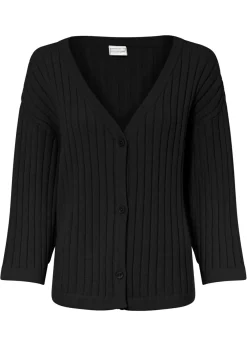 Chaqueta de punto de estilo boxy