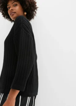 Chaqueta de punto de estilo boxy