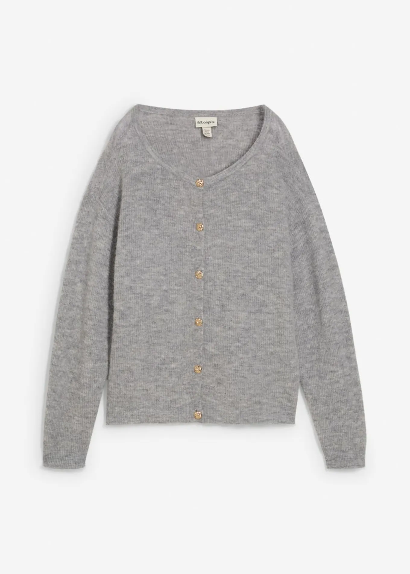 Chaqueta de punto de mezcla de alpaca