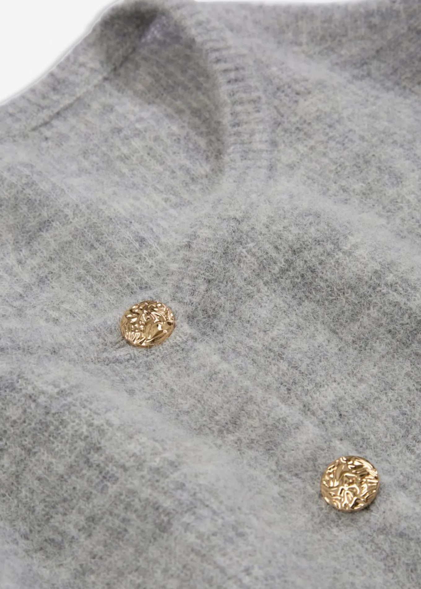 Chaqueta de punto de mezcla de alpaca